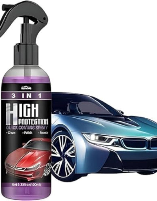 3 in 1 High Protection Car Quick Coating Spray (Pack of 3)