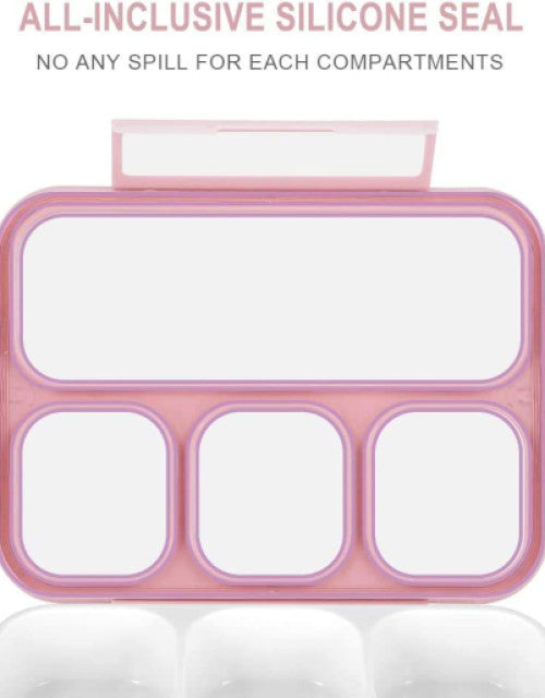 4 Compartment Bento Lunch Box for Kids Lunch Bento Box