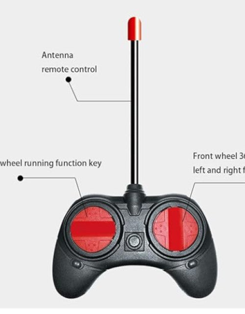 All Rounder Mini Stunt Remote Control Rechargeable Car Toy for Kids - 360 Degree Spinning (Green)