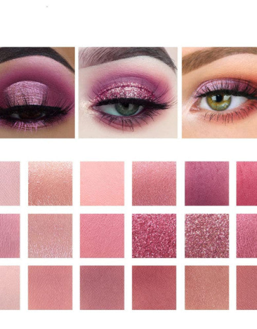 Eyeshadow 18 Color Palette Shades for Eye Makeup