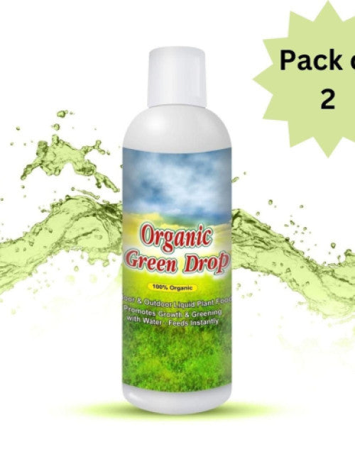 Organic GreenDrop Plant Food Liquid Fertilizer For Plant Growth & Greening Pack of 2